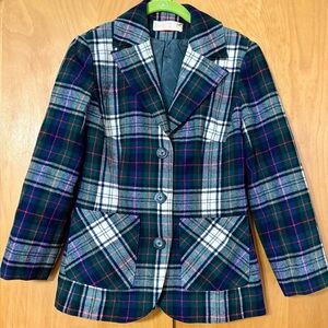 Vintage Pendleton tartan blazer jacket